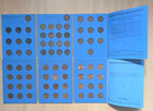 Lot Of British Halfpennies 1902 - 1967  Whitman Full Coin Collection - Album  a 