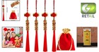 4 Pcs Chinese New  Lucky Coins - Feng Shui Charms For Home Prosperity
