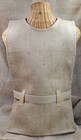 Jhs Sackcloth Hair Shirt Cilice With Rosary Pocket  Belt  Prayer Card   Tote