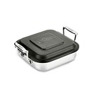  E9019464 Gourmet Accessories Stainless Steel Square Baker With Lid Cookware  