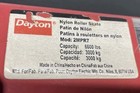 Dayton Dolly   2mpr7 3 Ton 6 600 Lb   Industrial Nylon Skate Roller Fixed Used