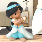     New Precious Moments Disney Figurine Princess Jasmine Aladdin Genie Magic Lamp