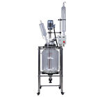 100l Double Layer Glass Jacket Decarboxylation Reactor W  Explosion-proof Motor 