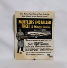 Vintage Midas Muffler Shops Giant Feature Matchbook Chattanooga Tn Advertising
