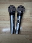 Vintage Shure Pe56d Unisphere I Dynamic Microphones Lot Of 2 Untested