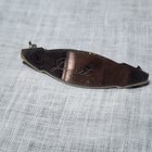 Vintage Sterling Silver Hair Barrette Bar Pin Etched Janet Personalized 2 