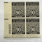 Stamp Postage Us  90 Cent Note Block