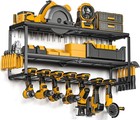 Power Tool Storage Drill Organizer Holder Rack 3 Layers Heavy Duty Wall Mount