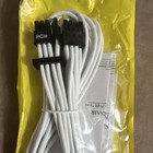 Corsair Pcie Power Cable White Dual Pcie Connectors Computer Components