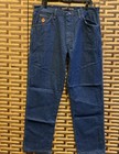 Wrangler Men s Fr Flame Resistant Relaxed Fit Denim Blue Jeans Cat 2 36x32 New