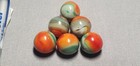 6 Outstanding  Jabo Swirl  Marbles  4 99 Lot  41g