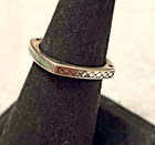 Sterling Silver Ava Yetter Turquoise Southwestern Stackable Ring Size 6 25