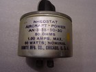 Ohmite Aircraft 50 Ohms 50w Power Rheostat An3155-50-50 New