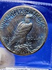 1921 Peace Dollar High Relief Broken Sword High Grade Dan Carr Die Pair  5