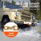 5 16  X 2  G80 Tow Chain 15  J Hook V-chain Bridle Grab Hook Wrecker 10800lbs
