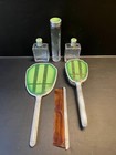 Vtg Green Art Deco Vanity Dresser Set In Original Case