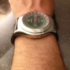 1990s Vintage rare Croton Casino Roulette Wheel Game Quartz Analog Men   s Watch