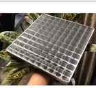 Brownie Divider Pan 25x25x3cm   100 Grid Aluminum Mold   Ideal For Baking   Meal