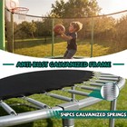 10ft Trampoline For Kids   Basketball Hoop And Ladder  Safety Enclosure