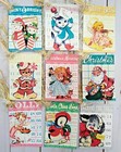 9 Retro Style  Christmas handmade gift Tags scrapbooking junk Journals crafts