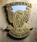 California Highway Patrol Wings And Wheels 3d Routed Wood Patch Sign Custom