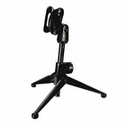 Table Microphone Tripod Stand Adjustable Metal Desktopmic Clamp Clip Holder Eff
