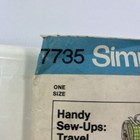 1976 Simplicity 7735 Travel Purse Accessories Size One Vintage Sewing Pattern