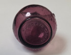 Vintage Minture Purple Ball And Claw Bittters Glass Bottle