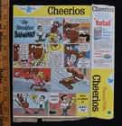   1966 Cheerios Cereal Box - Rocky   Bullwinkle Comic - Vintage Jay Ward 1960s  