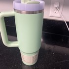 Stanley Flowstate Quencher H2 0 30 Oz Mint Green Insulated Tumbler Lid   Straw