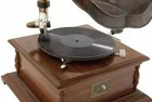 Working Antique Gramophone Hmv Fully Functional Phonograph  Win-up Record Player