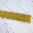 Light Gold Emoti Metal Ruler   The Coffee Monsterz Co Tcmc Sold Out Rare Htf