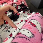 Soft Pink Hello Kitty Women Pajama Pants Kawaii Plush Usa