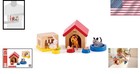 Hape Family Pets Dollhouse Animal Set - 12 Wooden Toys For Imaginative Play