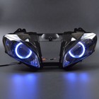 Angel Eyes Lamp Replace Assembly Headlight Projector For Yamaha Yzf R6 2006-2007
