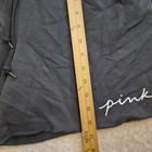 Pink Victoria s Secret Sweat Shorts M Black Lounge Relaxed Pockets Elastic Waist