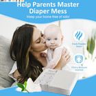 Diaper Pail Refill Bags Compatible With Dekor Plus Diaper Pail Refills  4 Pack  