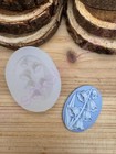 Lily Flower Cameo Handmade Silicone Mold For Crafts  small And Shallow 