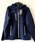 Rlx Ralph Lauren Womens Golf Jacket Waterproof Removable Sleeves Navy L Msrp 398
