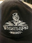 Whistlepig Whiskey Black Distillery Theme Advertising Baseball Cap Hat