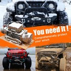 Waterproof Soft Winch Cover For Winch 12 000 Lb   For Winches 8 500-17 500