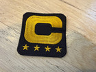 Nfl 4 Star Black Gold Captains Patch Philadelphia Eagles New Heat Press Sewn