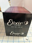 Elixir Nanoweb Phosphor Bronze Custom Light Acoustic Guitar Strings 11-52 12pack
