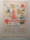 1940s Valentines Mad Hattie   Soldiers Sweetheart  Movie Fan Mini Poster