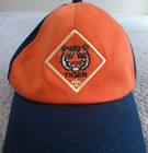 Boy Scouts Of America Tiger Cub Scout Hat Youth Medium Large Orange Blue