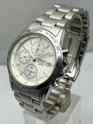Seiko Chronograph 7t92-0dw0 Men   s Watch White Dial Working Japan Made