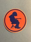 Widespread Panic -  Mikey Houser 3    Vinyl Sticker Uv water Resistant Orange Blue
