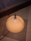 Vintage Art Deco Ceiling Light Fixture Small Architectural 1940