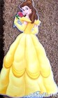 Disney Princess  Belle   Removable Wall Sticker  Home Decor   19 1 2  High   New