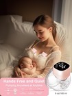 Hands Free Breast Pump  Wearable Breastfeeding Pump 3 Modes   9 Levels     